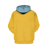 Beetlejuice 2 Bob-Shrinker Shrunken Head Cosplay Yellow Zip Up Hoodie Outfits Halloween Party Suit